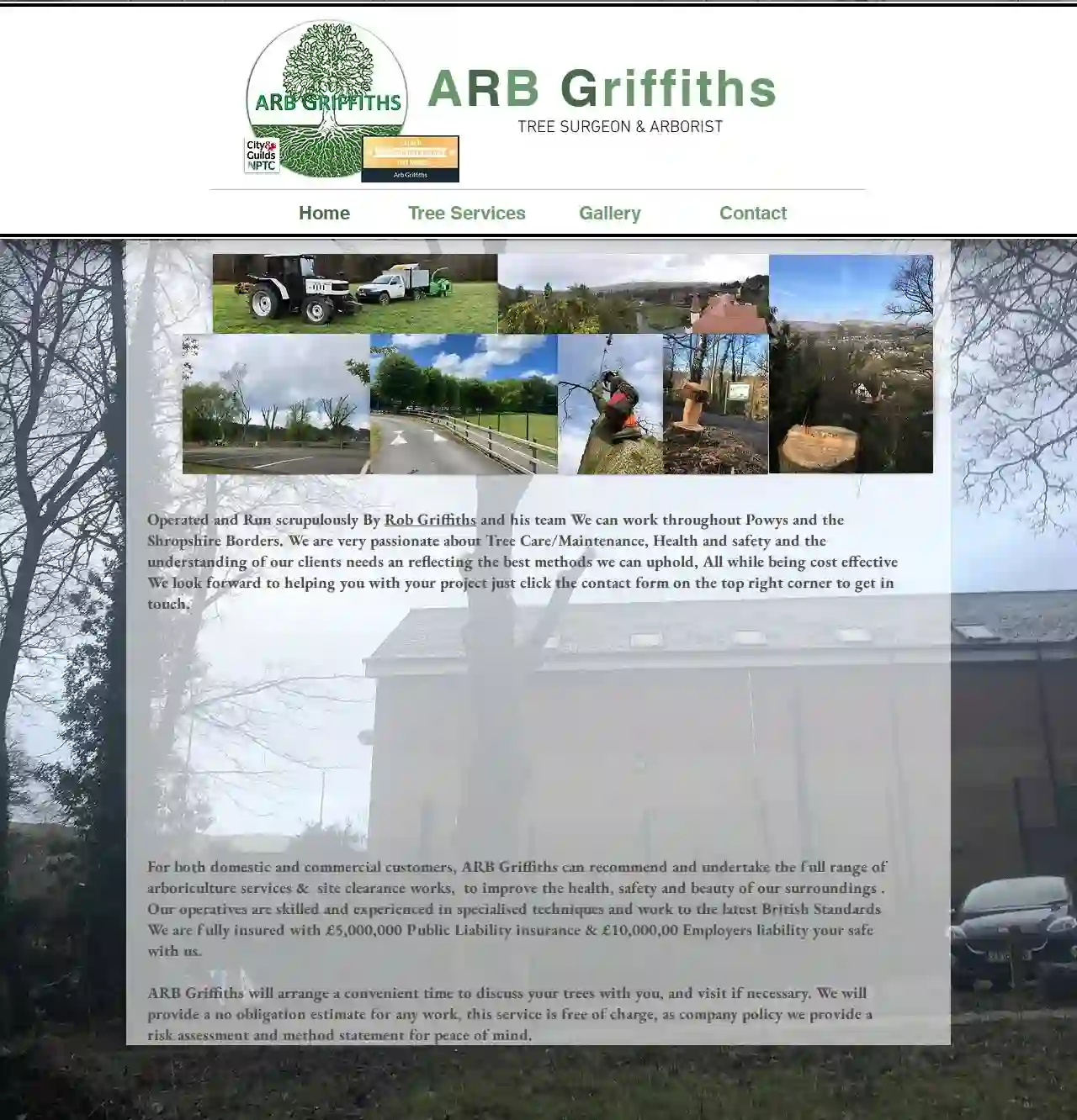 Arb Griffiths tree surgery and Arboriculture