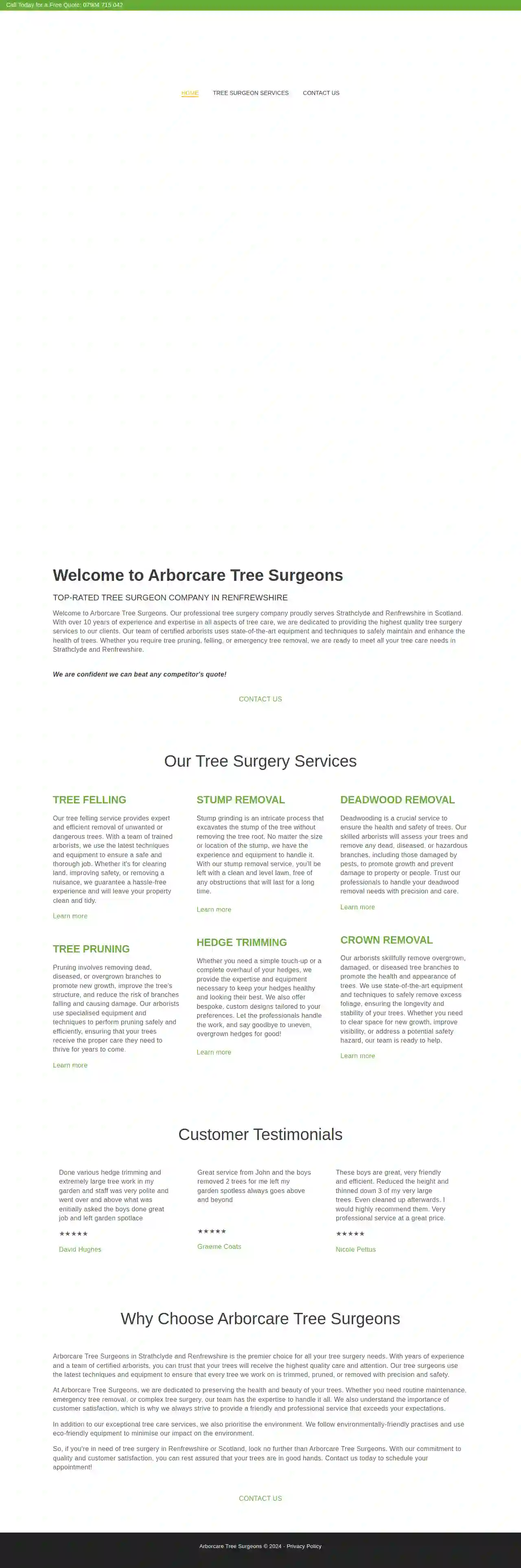 Arborcare Tree Surgeons