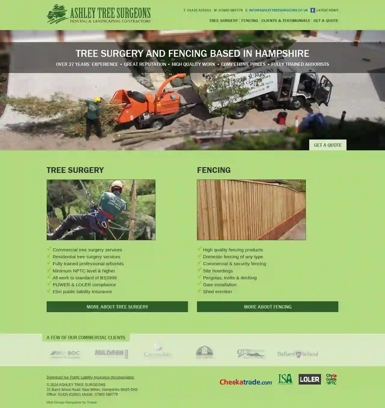 Ashley Tree Surgeons & Fencing Contractors