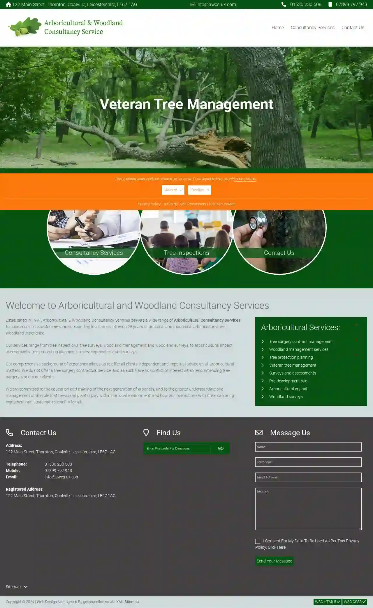 Arboricultural & Woodland Consultancy Service