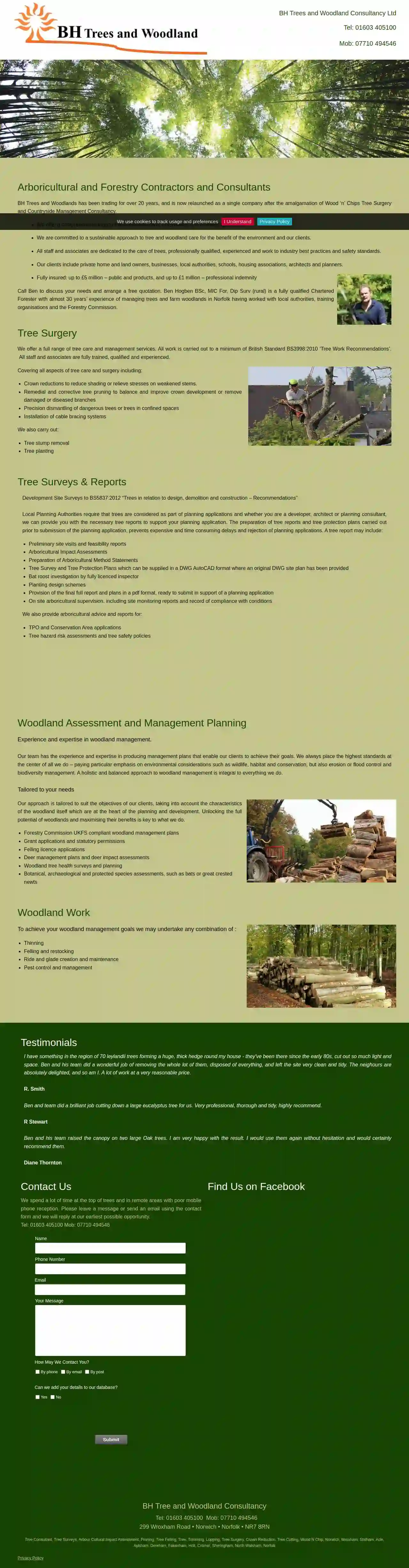 BH Trees & Woodland Consultancy Ltd