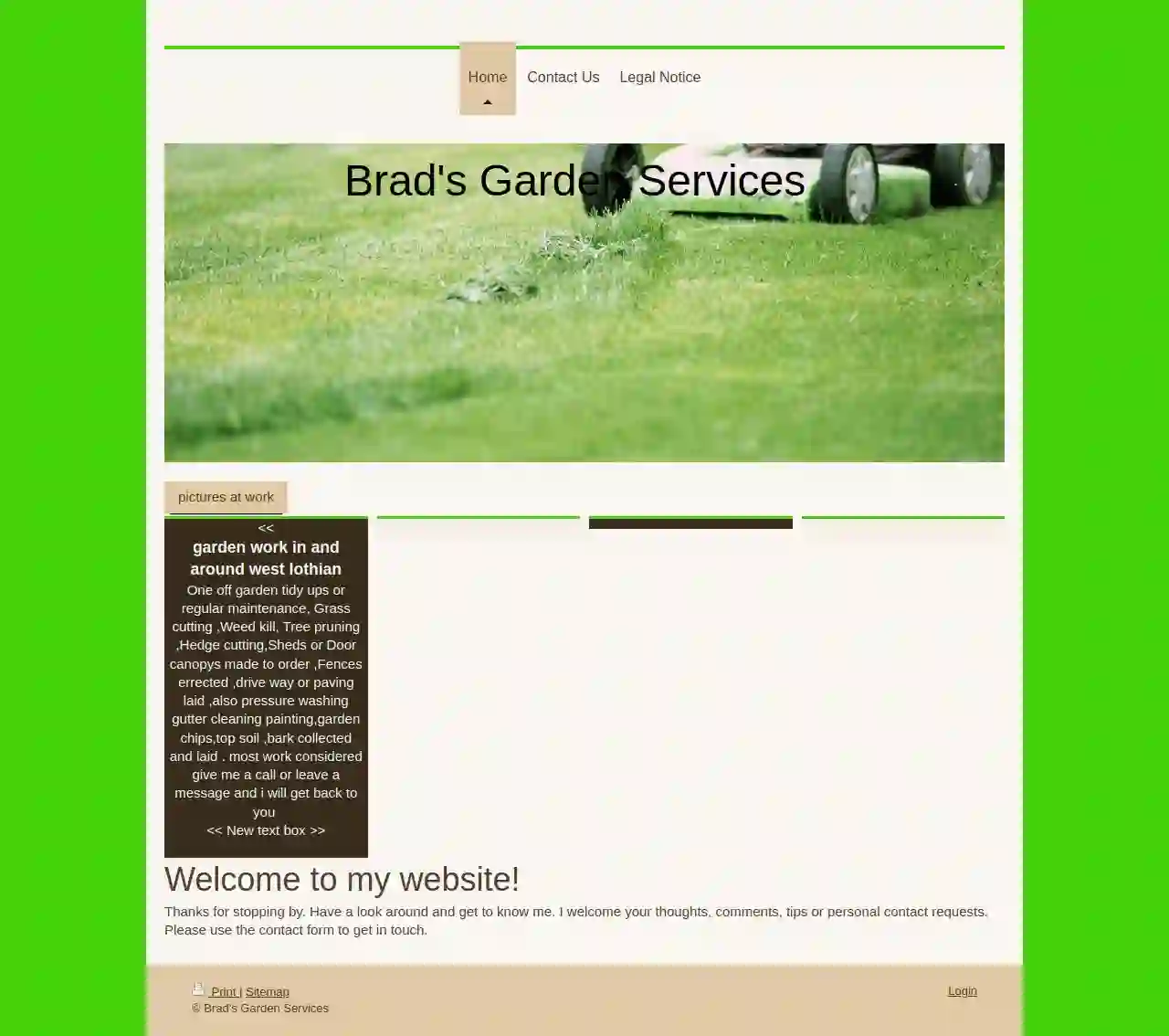 Brad's Garden Services