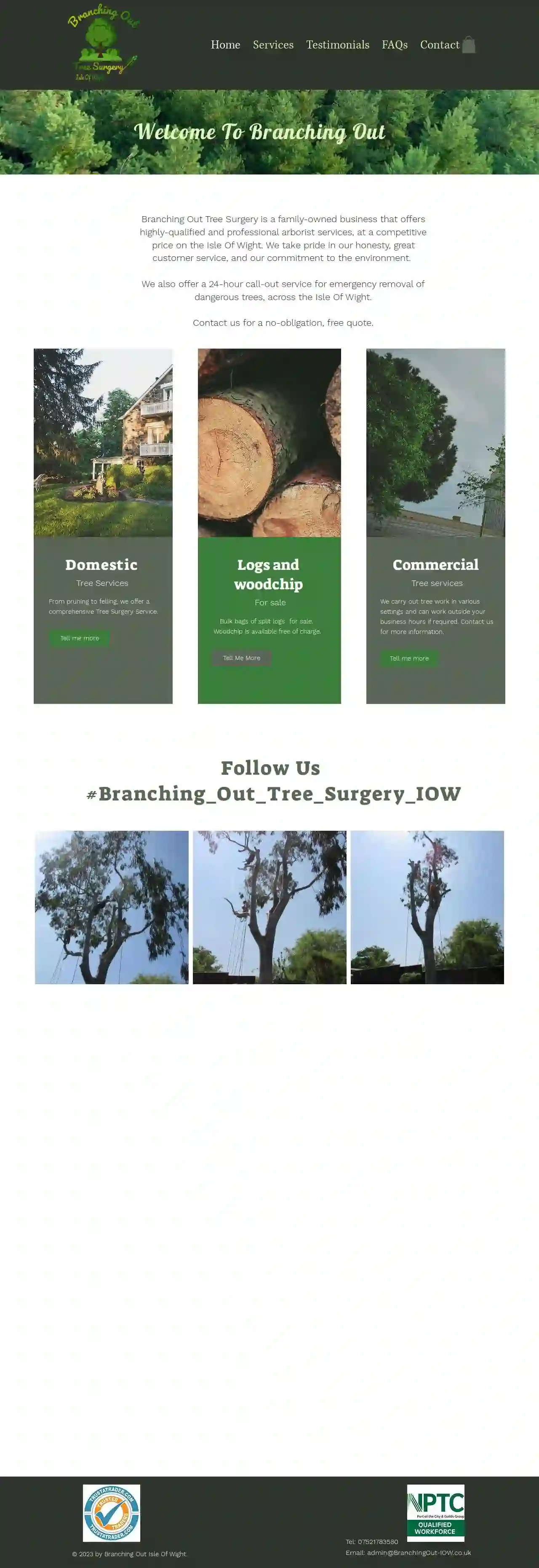 Branching Out Tree Surgery Isle Of Wight