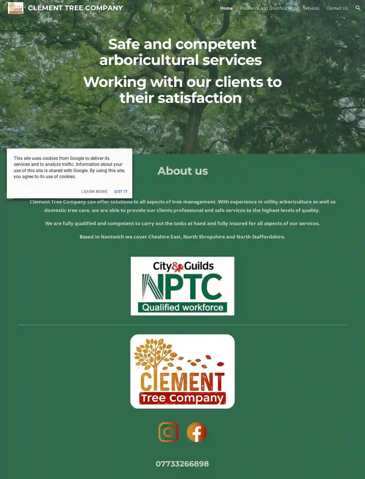 CLEMENT TREE COMPANY