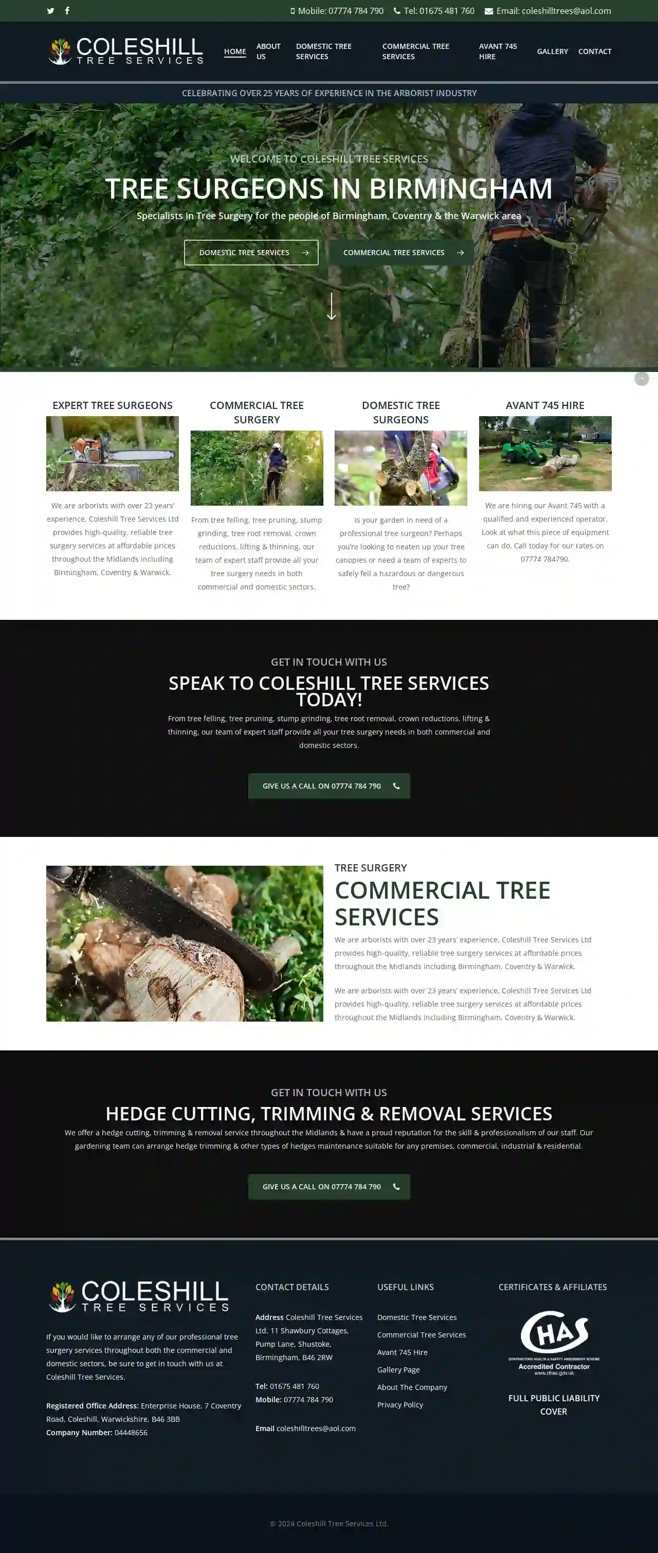 Coleshill Tree Services