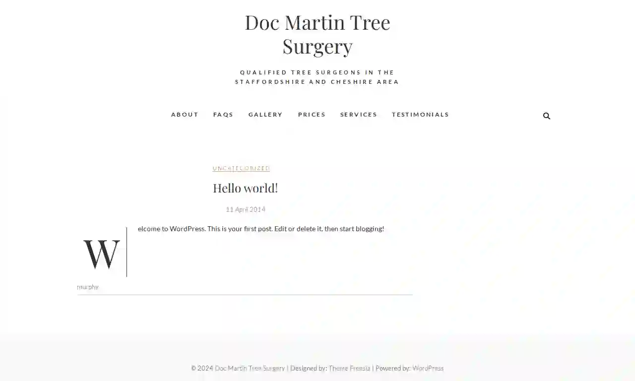 Doc Martin Tree Surgery