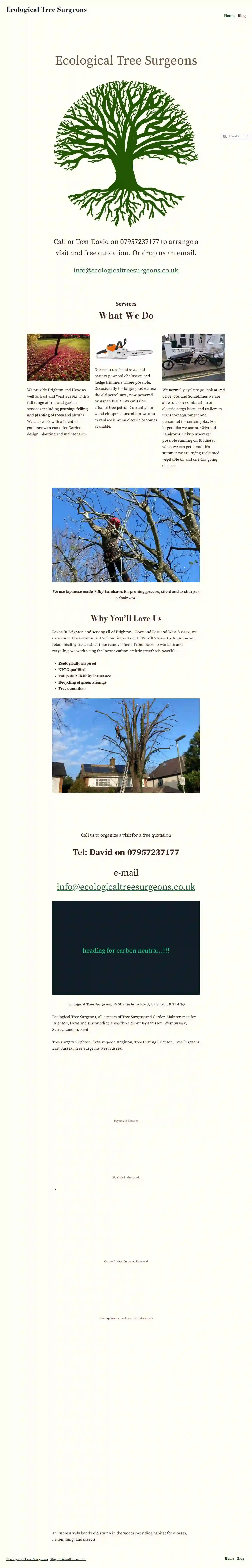 Ecological Tree Surgeons