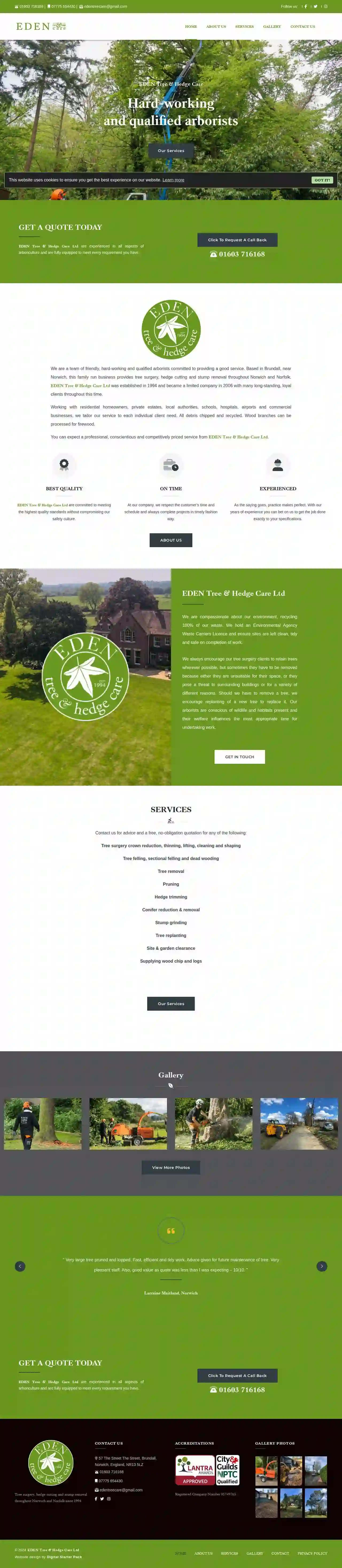 Eden Tree & Hedge Care Ltd