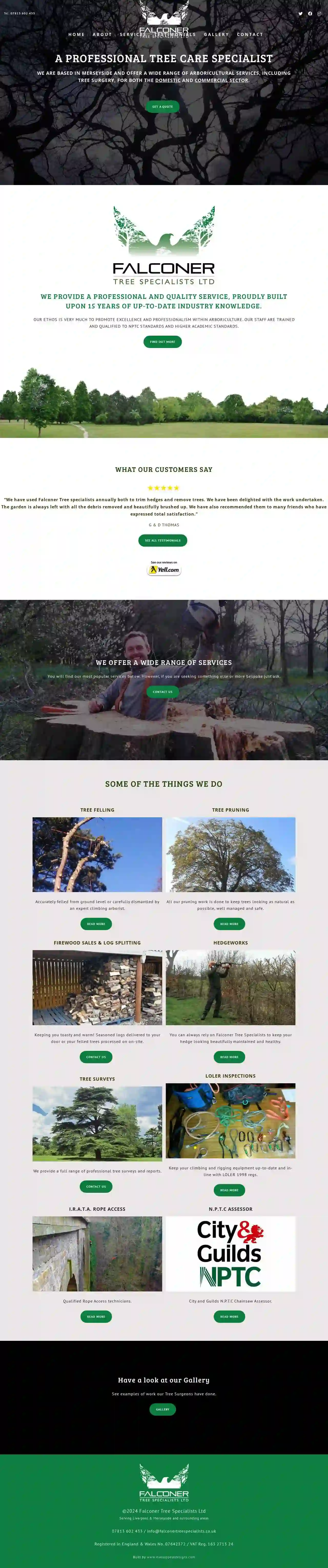 Falconer Tree Specialists Ltd