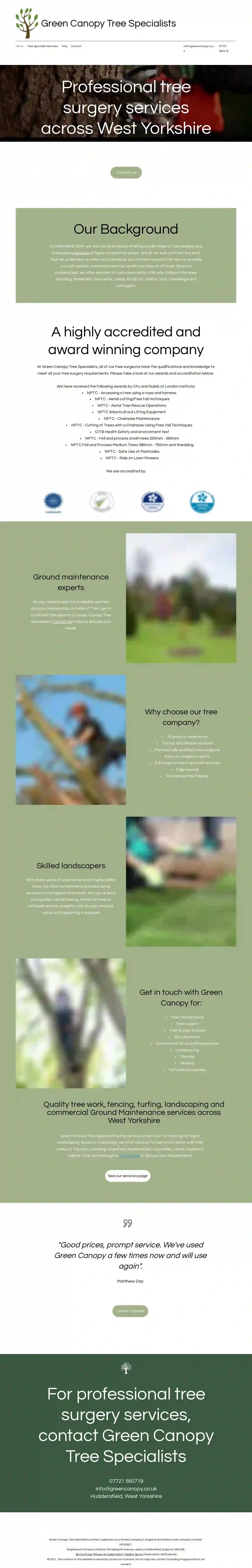 Green Canopy Tree Specialists