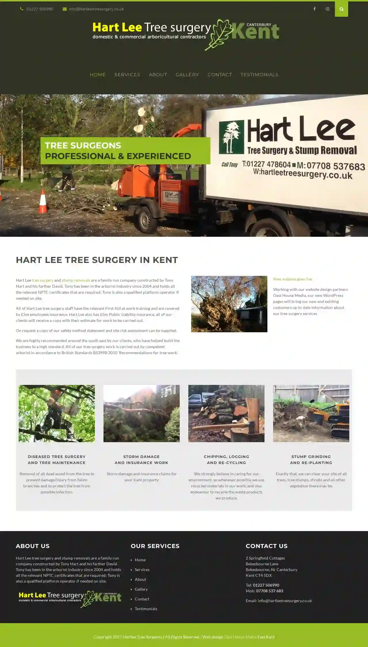 Hart Lee tree surgery