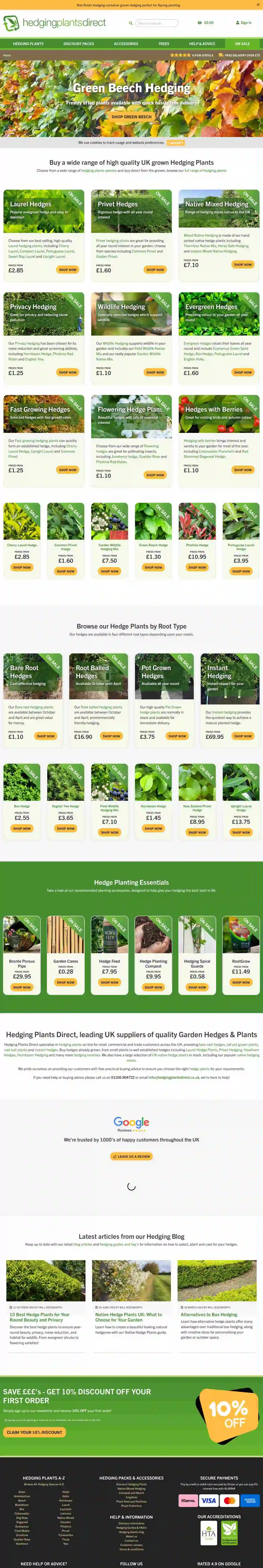 Hedging Plants Direct