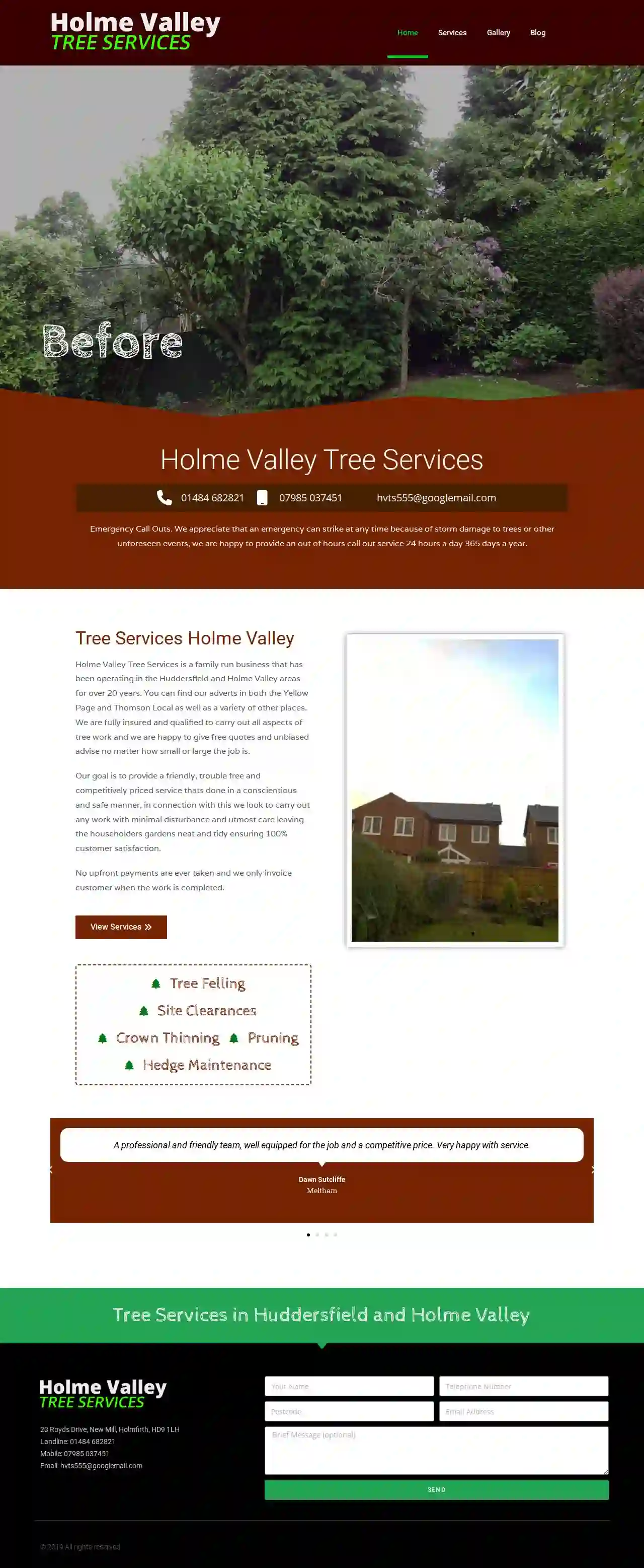 Holme Valley Tree Services