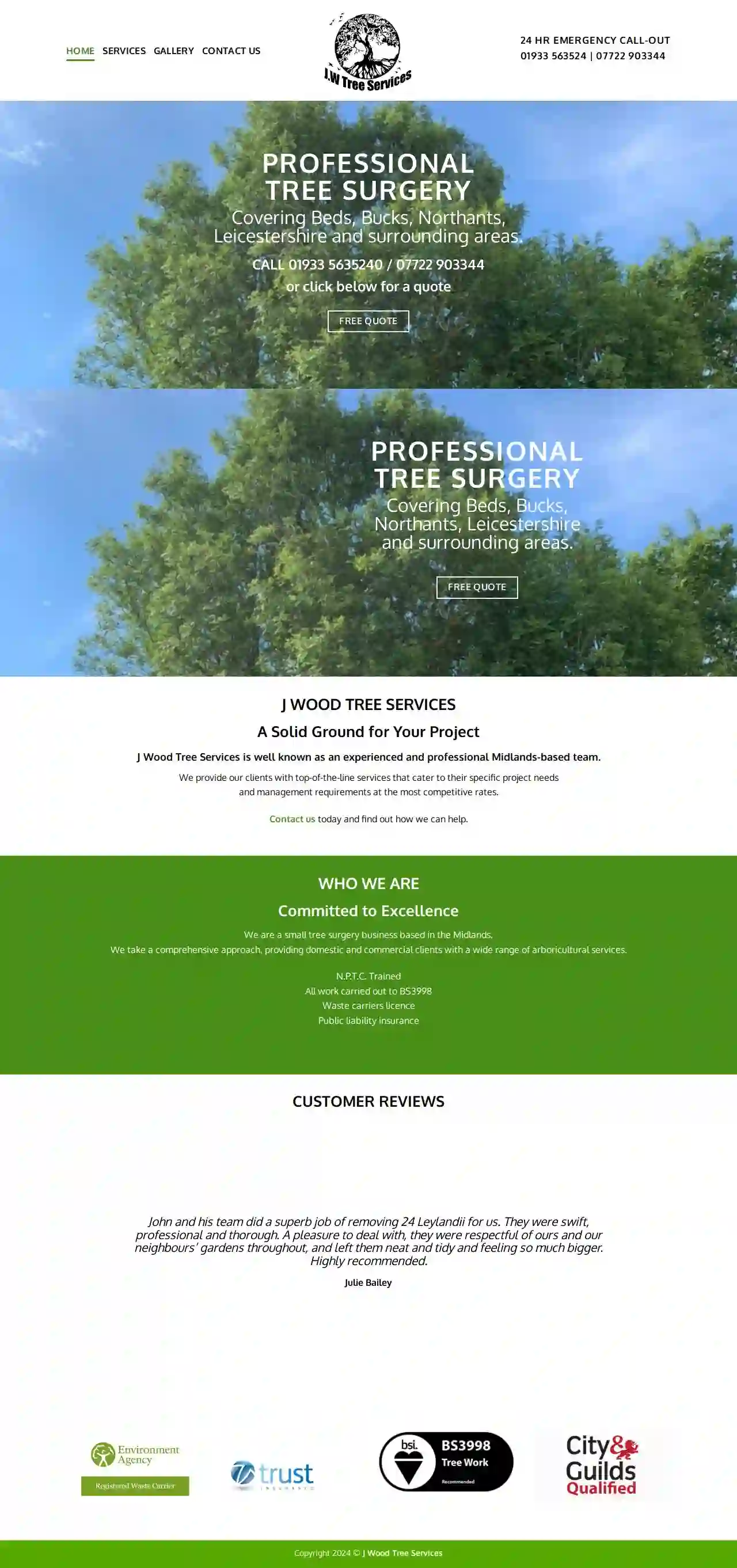 J Wood Tree Services