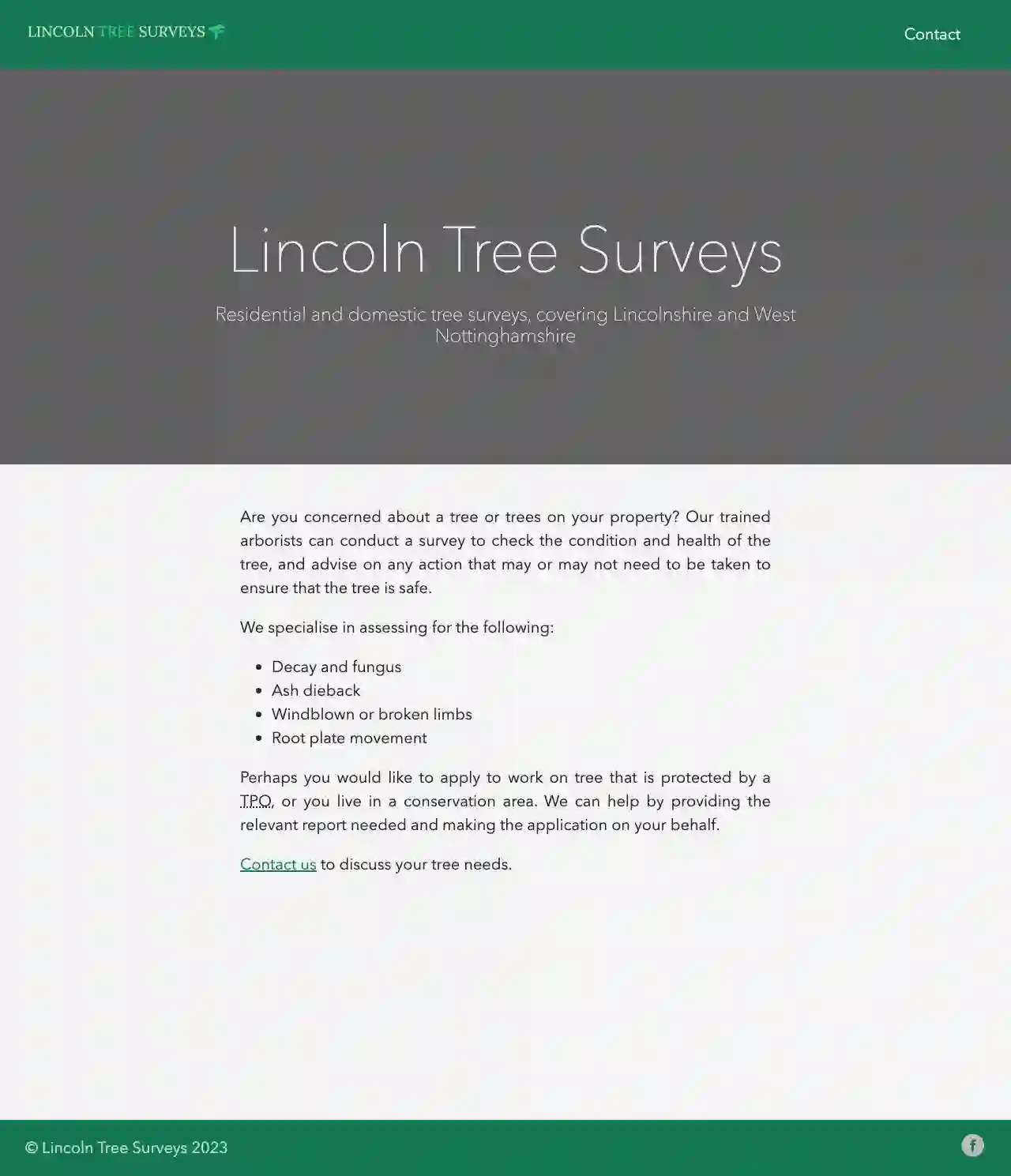 Lincoln Tree Surveys