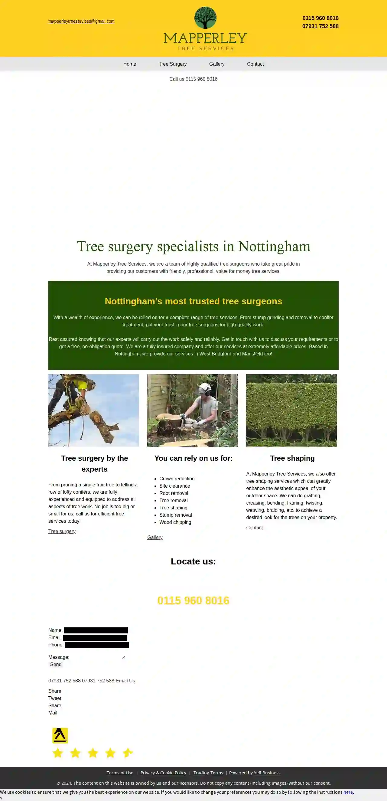 Mapperley Tree Services & Landscaping