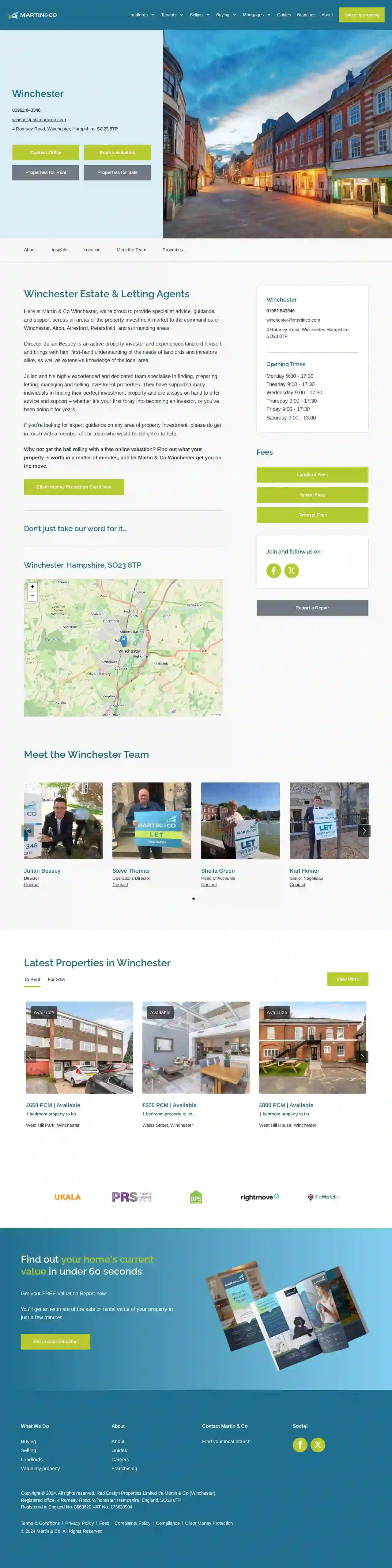 Martin & Co Winchester Lettings & Estate Agents