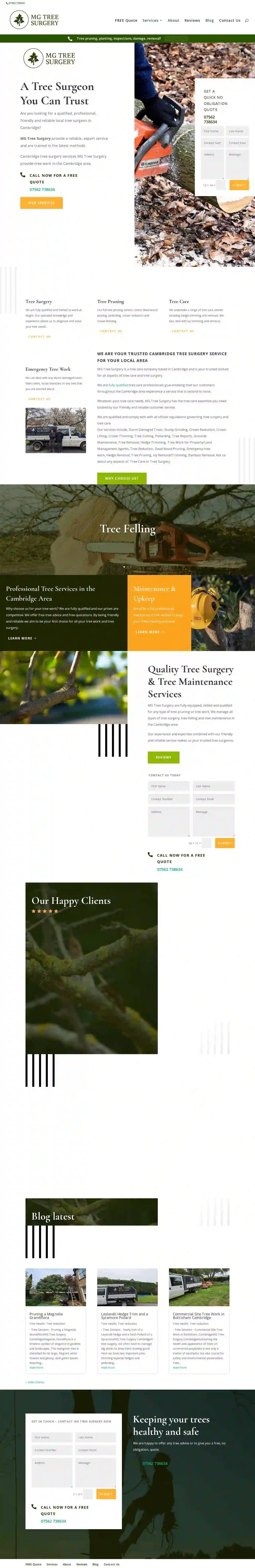 M G Tree Surgery Limited