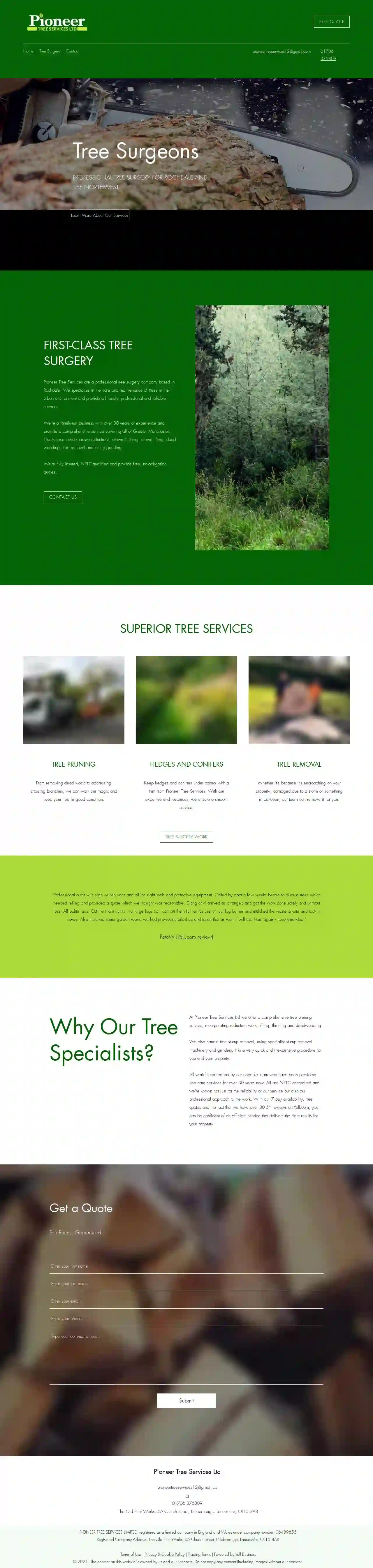 Pioneer Tree Services Ltd