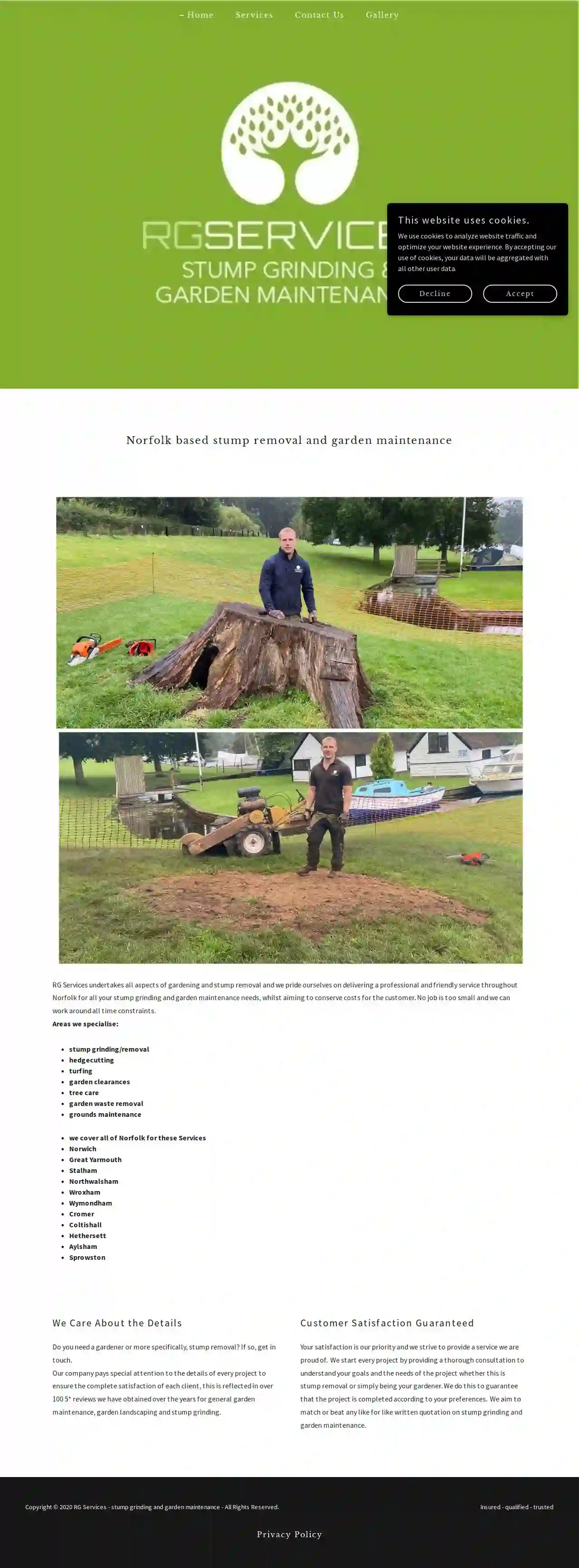 RG Services Stump Grinding And Garden Maintenance