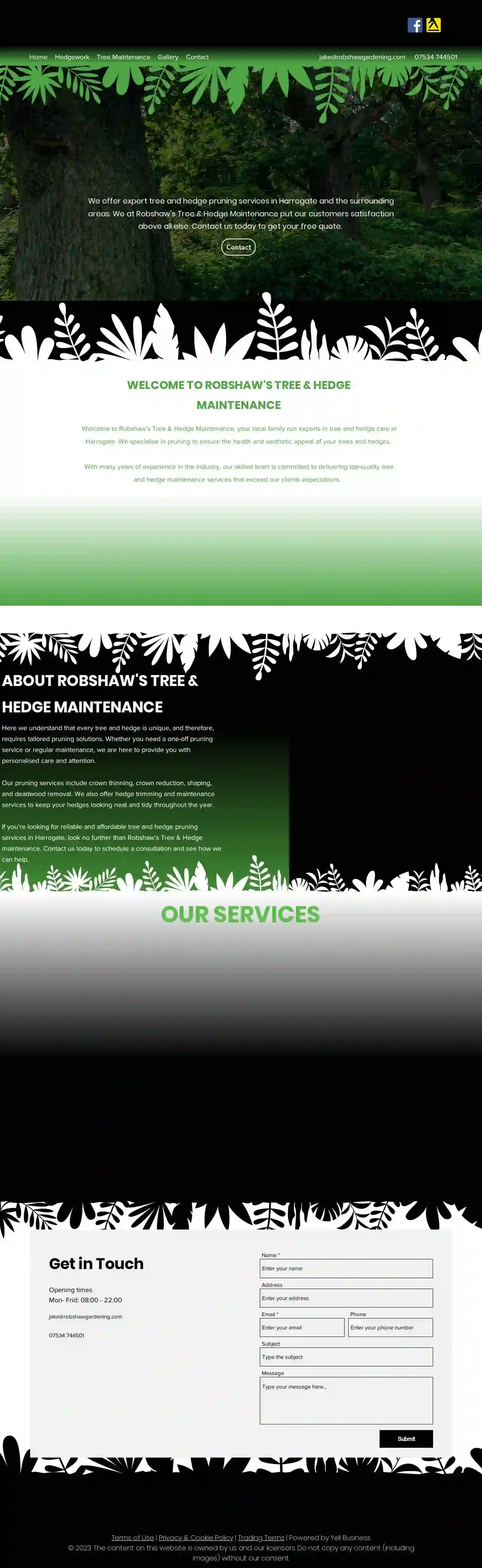 Robshaw's Tree & Hedge Maintenance