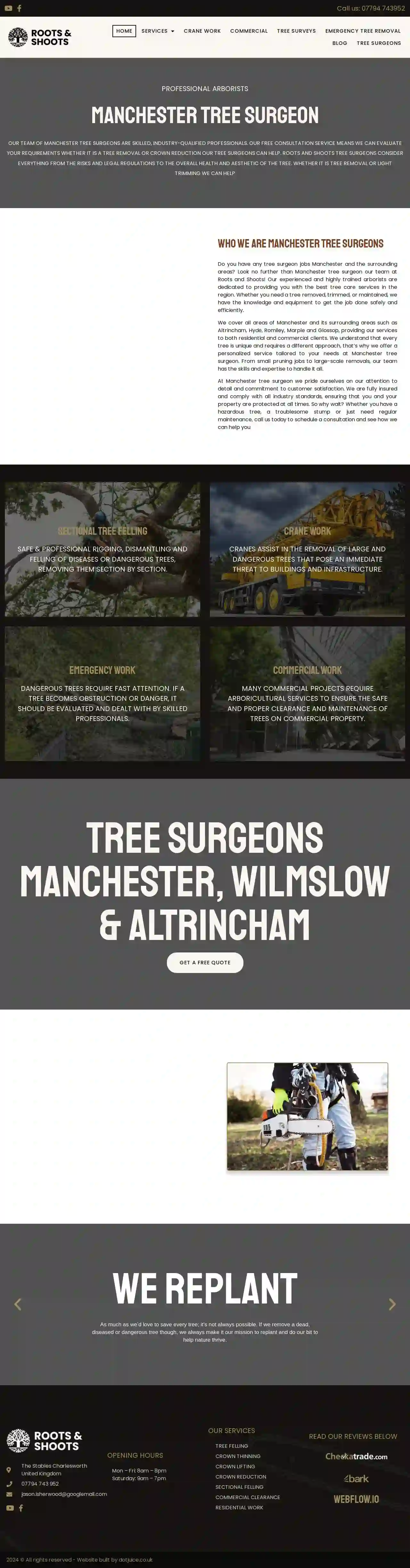 Roots & Shoots Manchester - Tree Surgeons