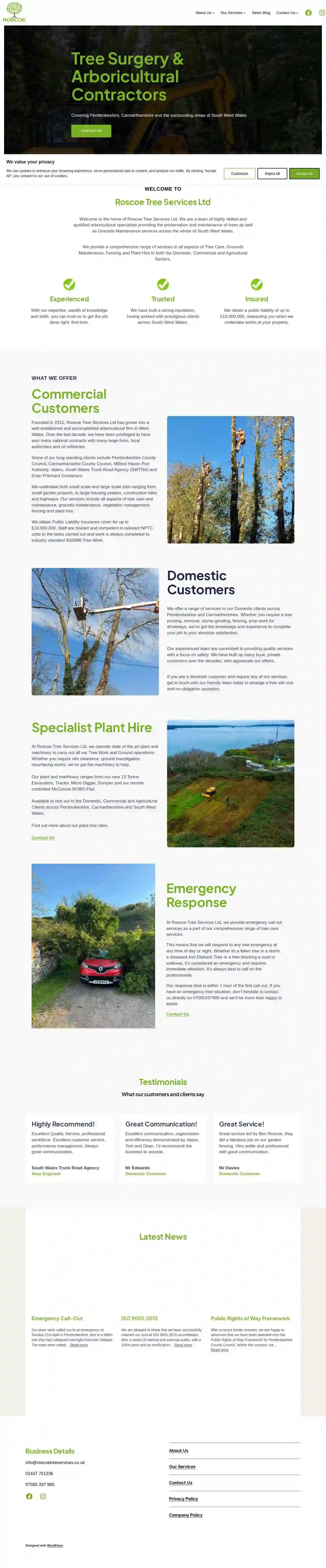 Roscoe Tree Services Ltd