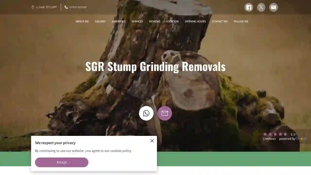 SGR Stump Grinding Removals