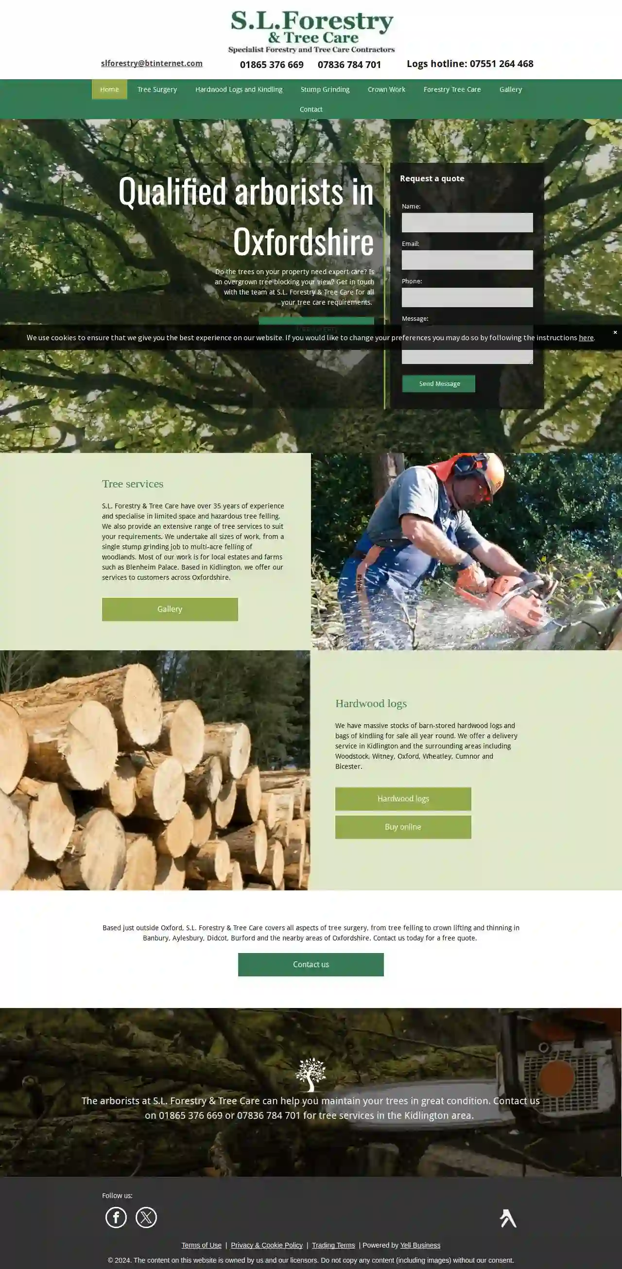 S L Forestry & Tree Care