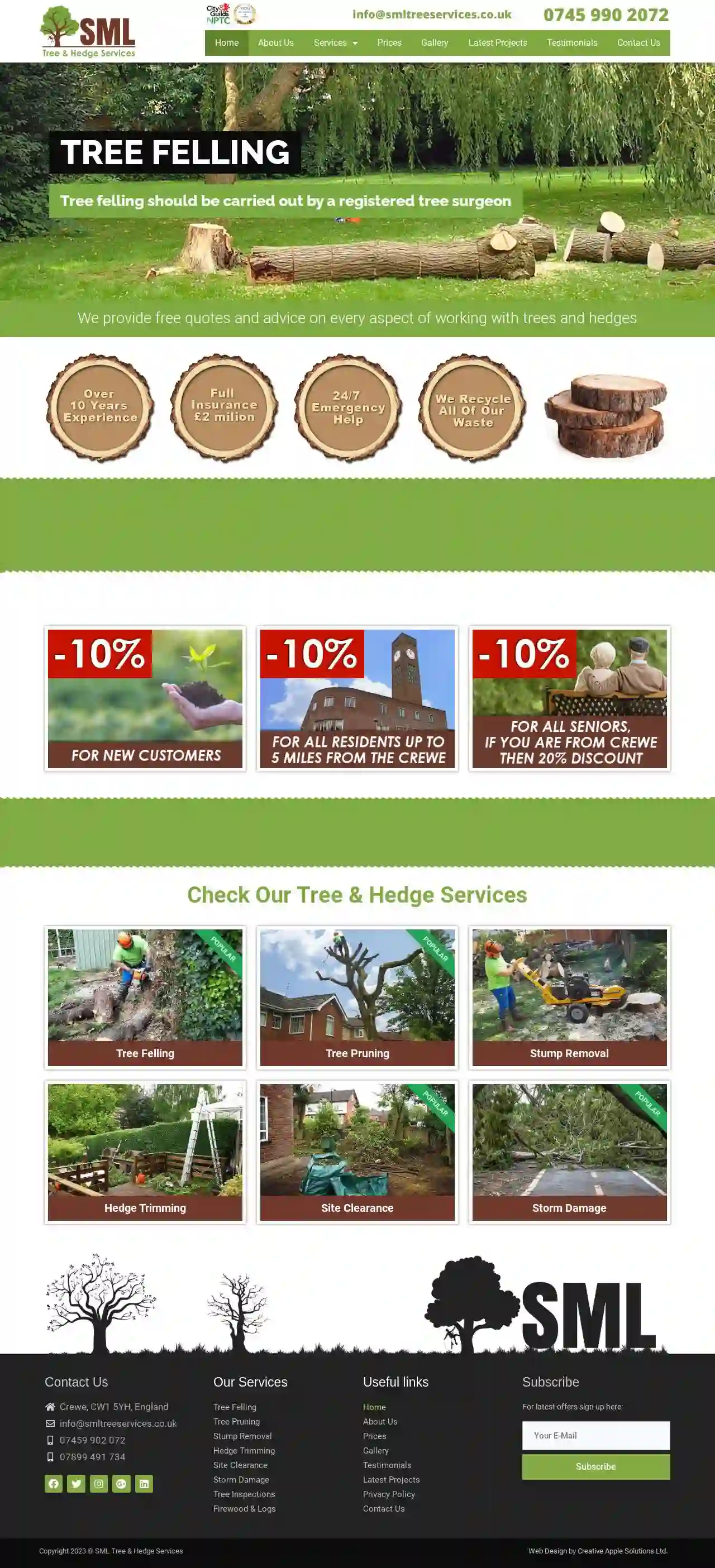 SML Tree & Hedge Services