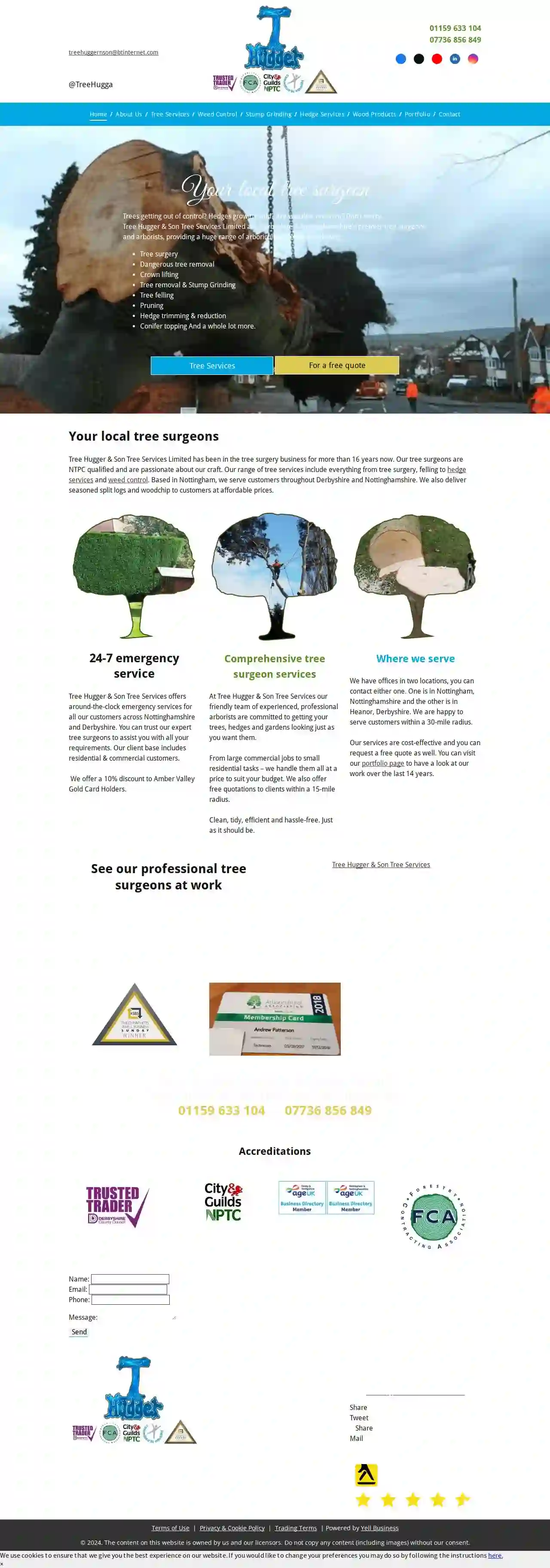 Tree Hugger & Son Tree Services Ltd