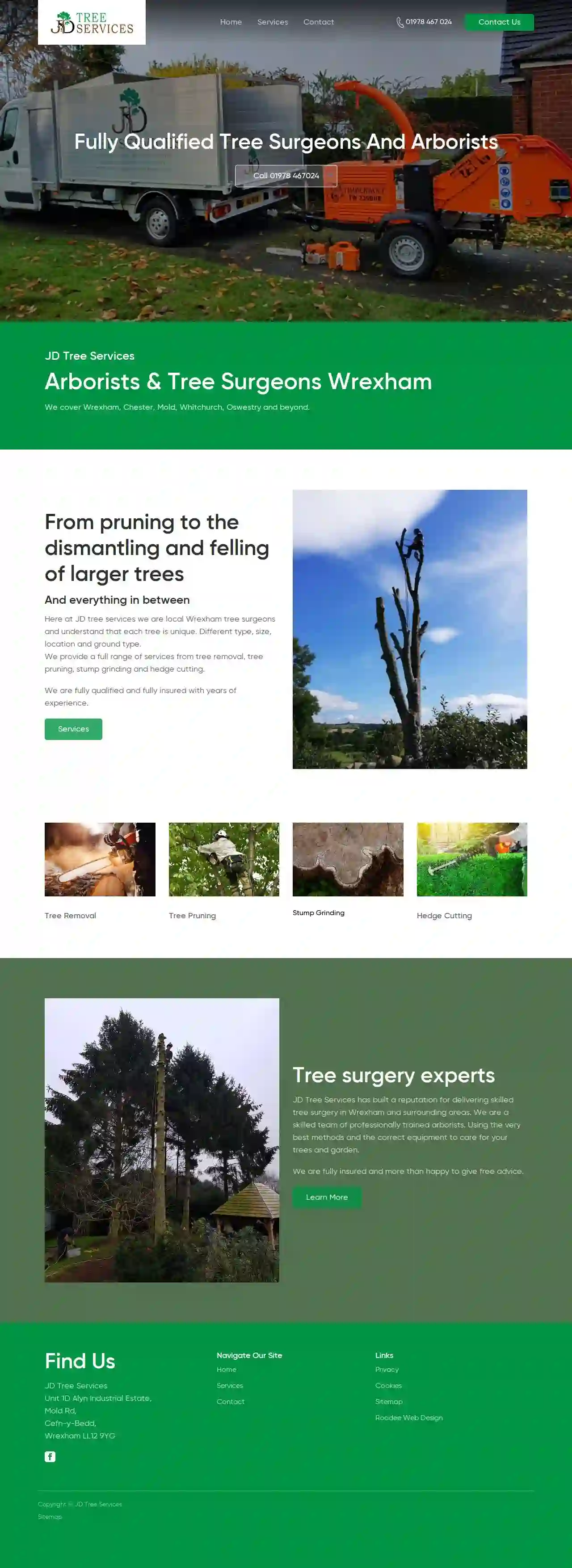 JD Tree Services Wrexham - Arborist and Tree Surgeons