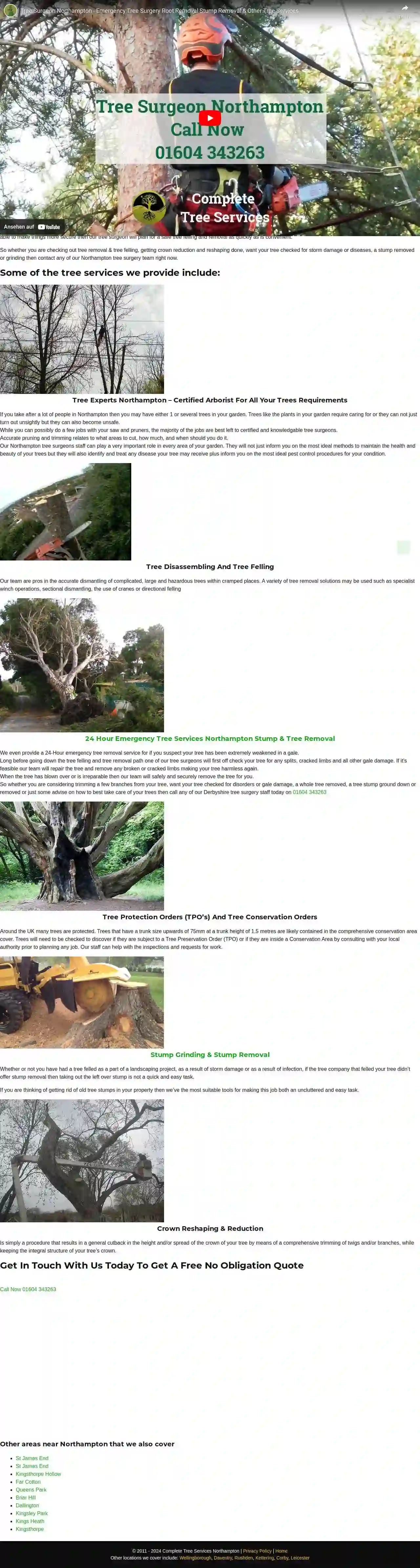 Complete Tree Services Northampton