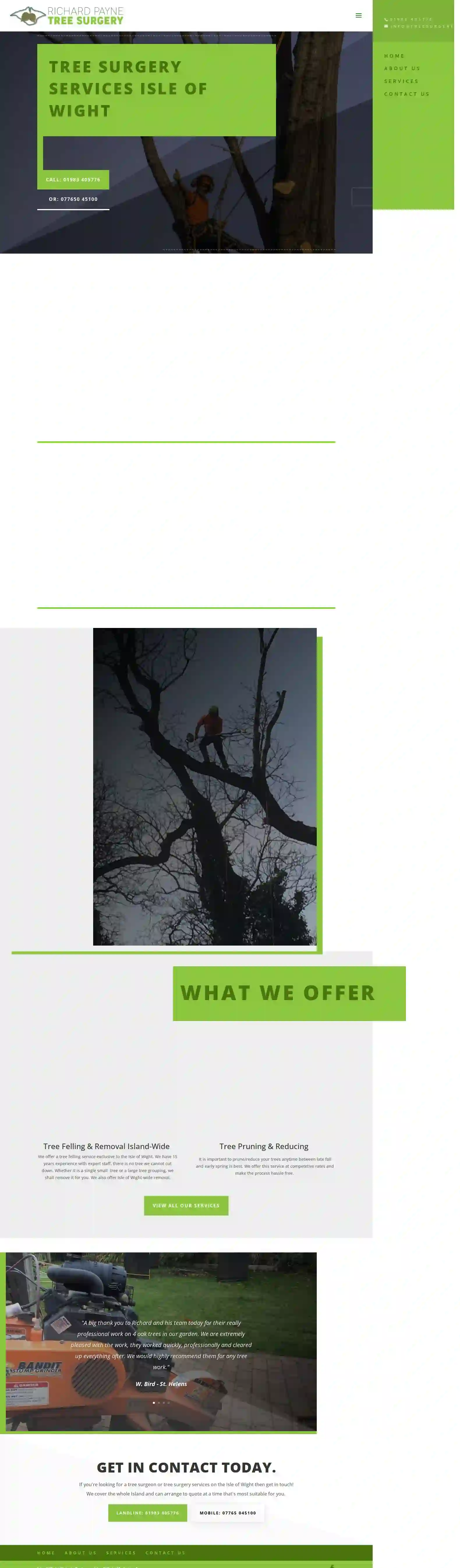 Richard Payne Tree Surgery - Isle of Wight Tree Surgeons