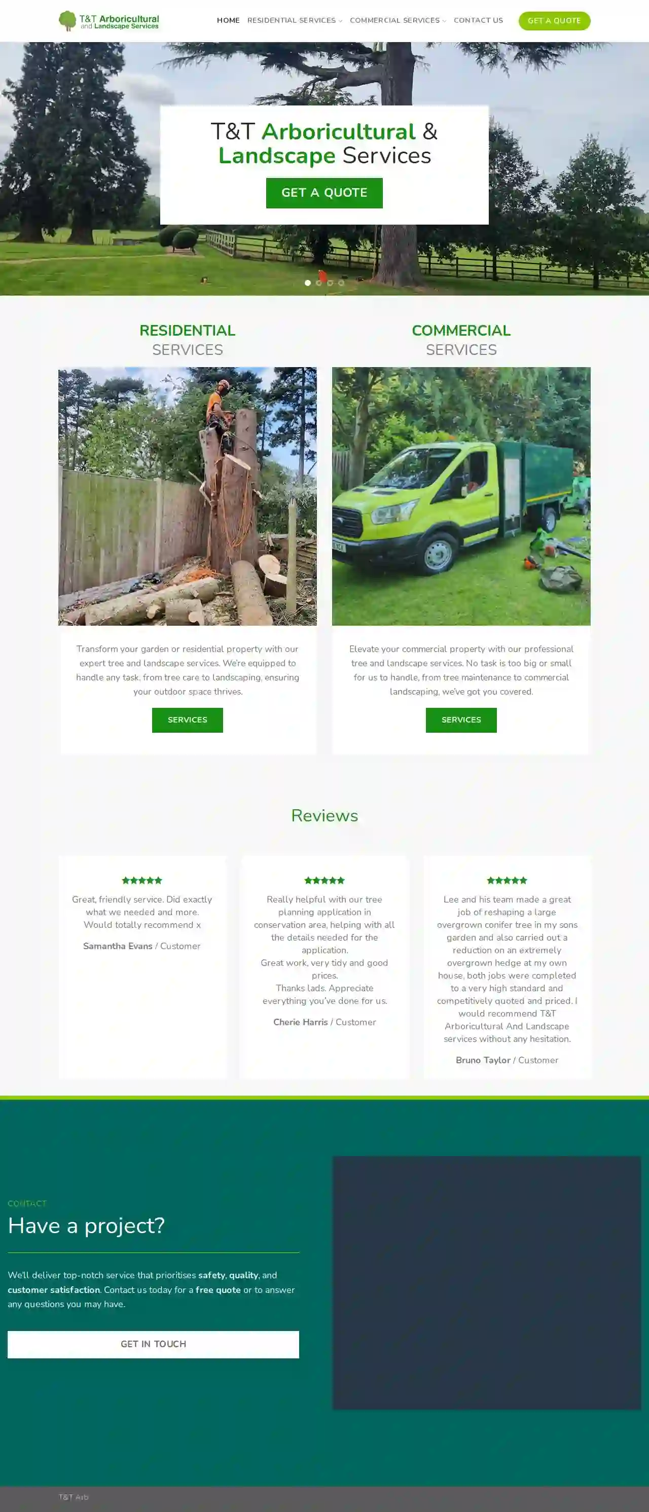 T&T Arboricultural And Landscape Services