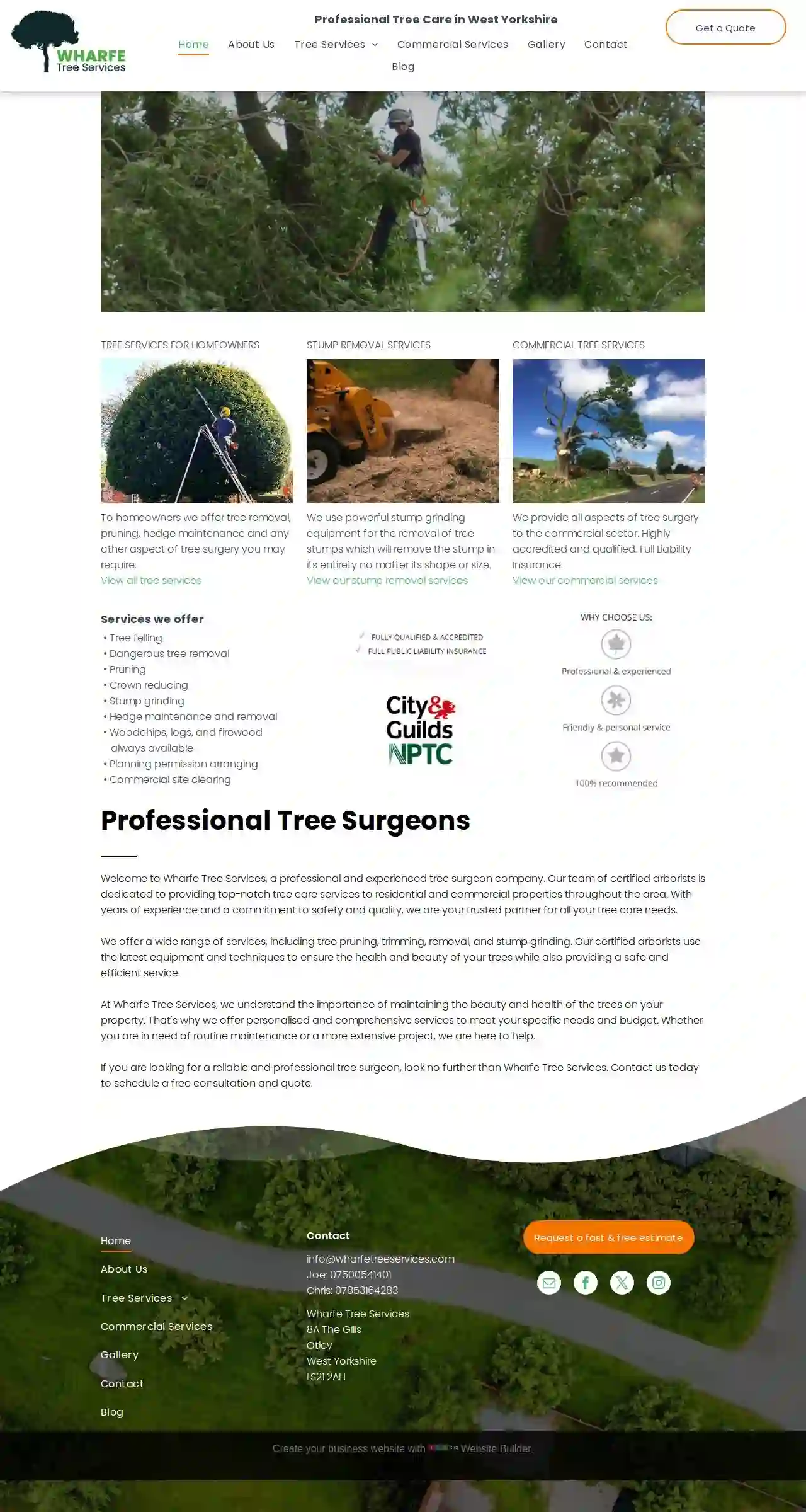 Wharfe Tree Services